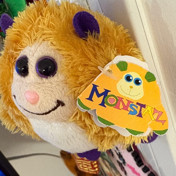 Ty Plush Monstaz Rufus Keychain - Picture 2 of 6